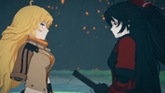 Yang and Raven talk.