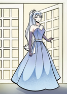 Weiss ballgown