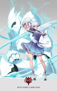 Amity Arena character art of Weiss Schnee and Arma Gigas.jpg (82 KB) Official design of Summoner Weiss for RWBY: Amity Arena.