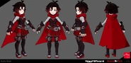 Ruby Rose model turnaround
