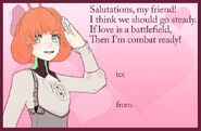 Penny's Valentine's Day card