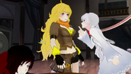 Ignoring Yang and Weiss arguing over doilies and fog machine