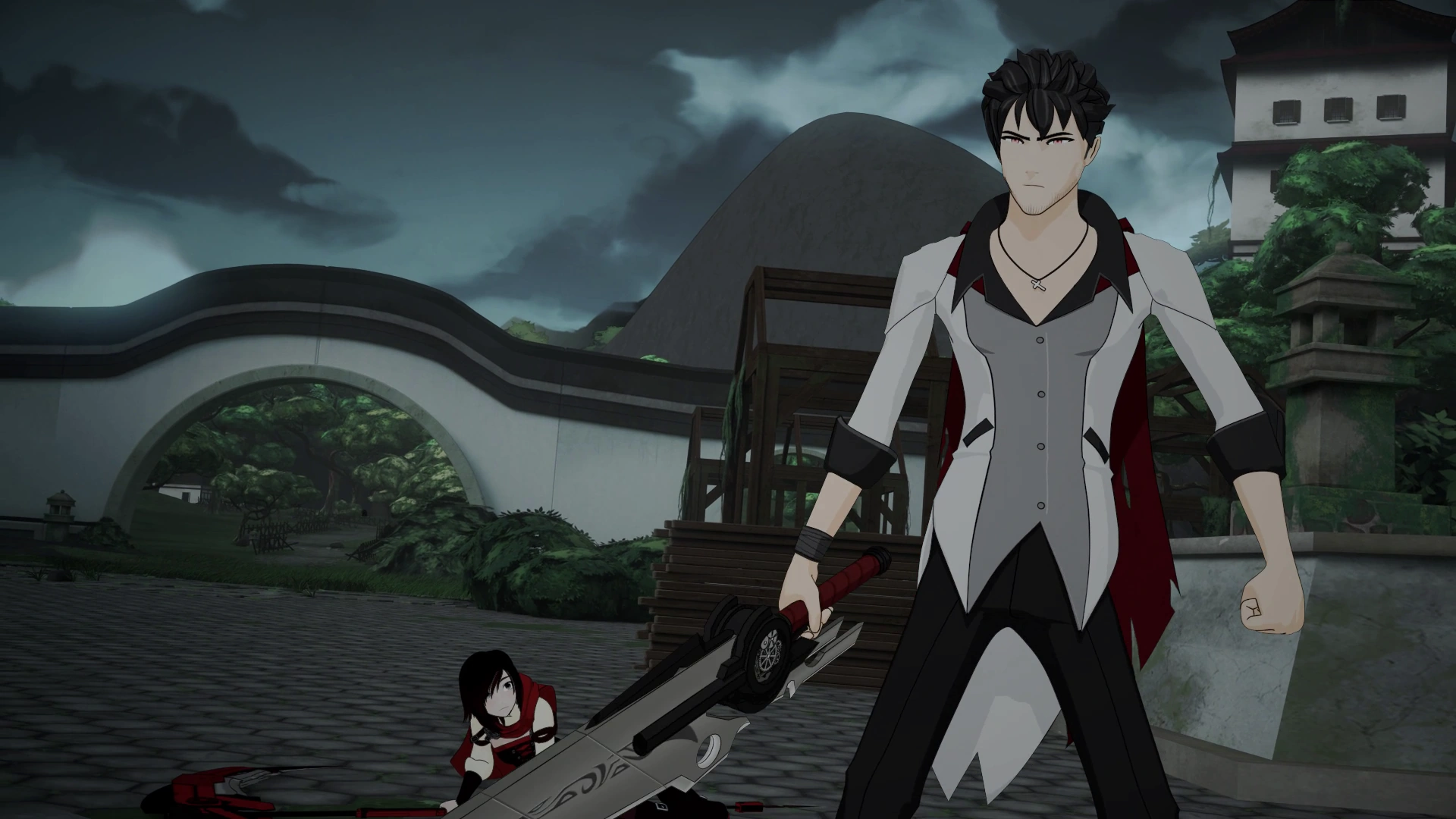 RWBY サイン入りポスター JSA認定書付き クロウ・ブランウェン ①