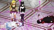 Yang and Blake check on Ruby and Weiss' situations.