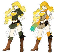 Color variation sketches for Yang