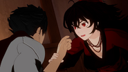 Raven asks Qrow if Salem has the relic.