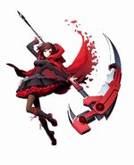 Ruby's full portrait from BlazBlue Cross Tag Battle.