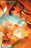 RWBY/Justice League #1 Yang and Clark Cover.