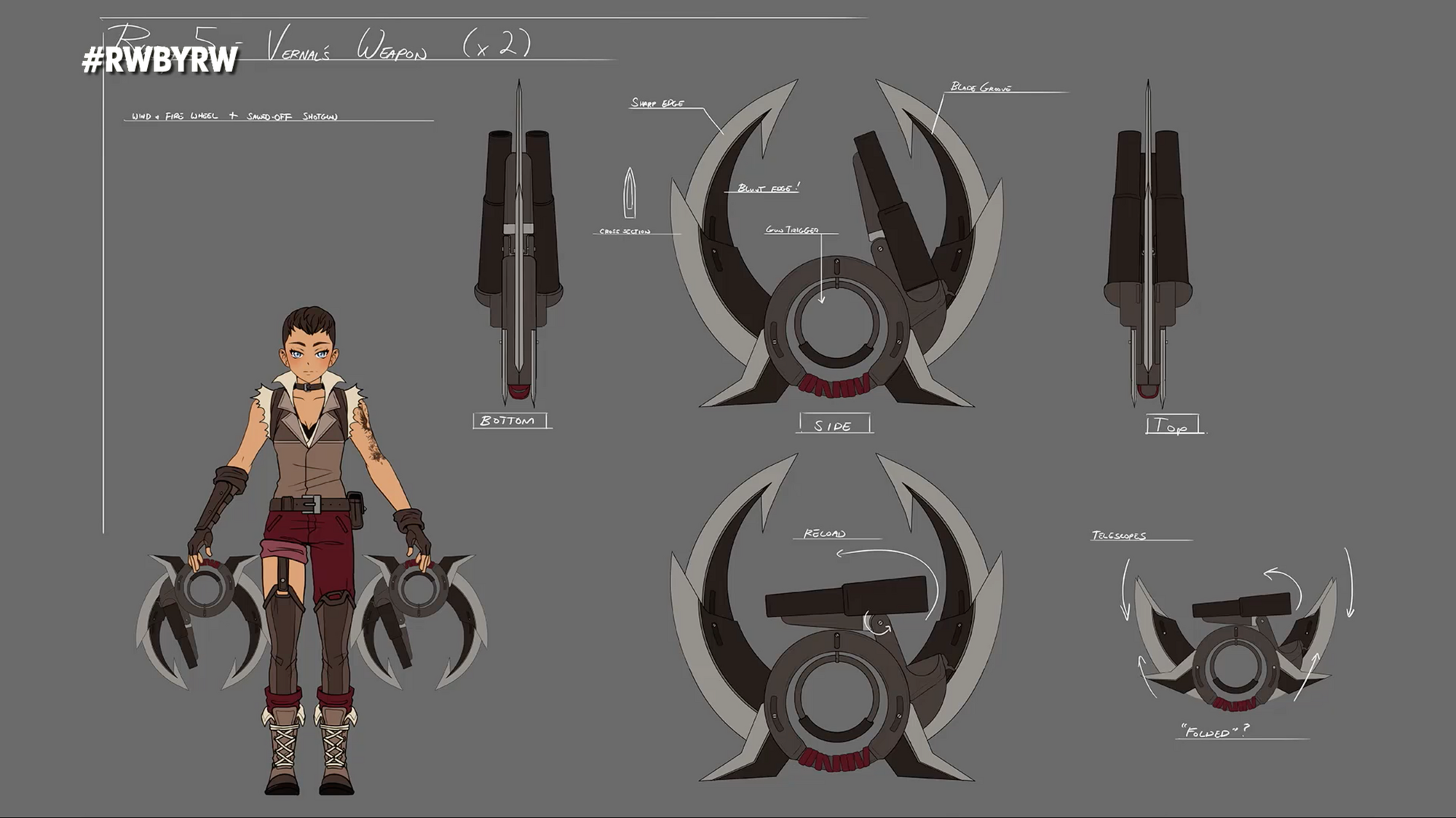 Vernal S Weapons Image Gallery Rwby Wiki Fandom