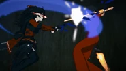 Raven's blade shatters