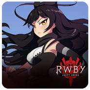 Blake's character artwork icon from RWBY: Amity Arena.