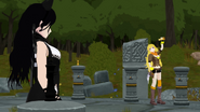 Yang chooses a White Knight relic.