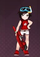 Sniper Ruby's Summer Outfits for RWBY: Amity Arena