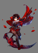 Concept art of Ruby Rose for Volume 7