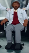 A younger Pietro, as seen in his picture in his lab