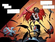 RWBY DC Comics 1 (Chapter 2) Ruby fighting Lancers
