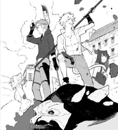 Chapter 17 (2018 manga) Sun and Neptune arrive in Vale