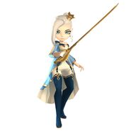 Winter's Queen Winter outfit render