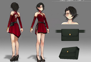 Cinder Fall flashback concept art