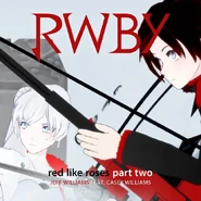 The cover of the "Red Like Roses Part II" single.