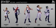Ace-Ops marketing poses