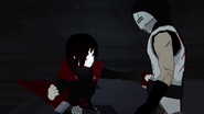 Ruby's attempt at hand-to-hand combat