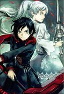 Ruby, Weiss (RWBY Official Japanese Fanbook, Illustration,Yoshitoshi Abe)