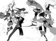 Chapter 9 (2018 manga) Team RWBY vs Team JNPR.png (1.02 MB) Team RWBY vs Team JNPR