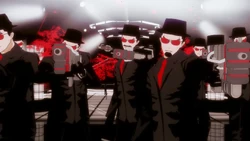 The henchmen confront Yang again