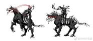 Concept art of Nuckelavee for RWBY Mobile Game.