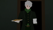 Ozpin brings a plate of cookies to Ruby Rose