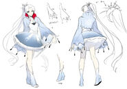 Art of Weiss' full outfit and hairstyle.