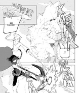 Chapter 12 (2018 manga) Ruby and Weiss performing Ice Flower