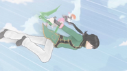 Flying through the air with Ren