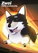 Zwei artwork from RWBY: Amity Arena