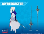 (Weiss Atlas Arc Outfit) Myrtenaster concept art.
