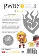 RWBY Official Manga Anthology (Vol. 4 I Burn, US) Back embrace