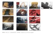 Storyboard art of Yang's story