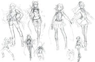 RWBY rough drawing works by Shirow Miwa 01