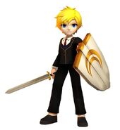 Vomit Boy Jaune's Beacon Uniform render for RWBY: Amity Arena.