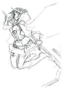 RWBY rough drawing works by Shirow Miwa 14.jpg