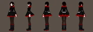 Ruby's model turnaround (without cape)