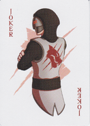 White Fang soldier as the Joker of the RWBY playing cards deck