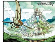 The city of Mistral seen in the comic.