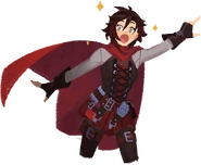 Ruby pointing from "Boba"