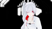 Weiss begins bleeding, and no scar is visible yet