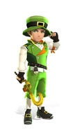 Clover's LepreClover outfit for RWBY: Amity Arena