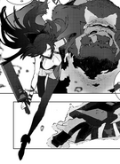 Chapter 3 (2018 manga) Blake defeats an Ursa