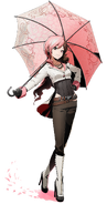 [Character Select] Neo with her umbrella in her BlazBlue: Cross Tag Battle artwork