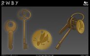 Concept of the keys to Pietro's Pharmacy